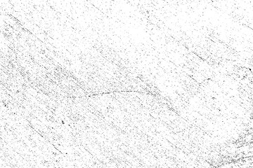 Abstract dusty and grungy scratch texture material or surface. The particles of charcoal splatted on white background. black dust particles explode isolated on white background