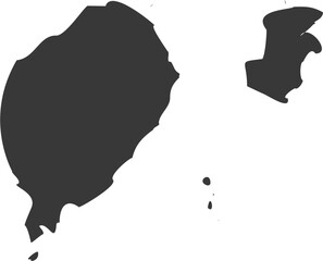 Sao Tome and Principe Map Flat Icon pictogram symbol visual illustration
