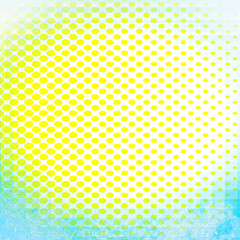 Yellow dots pattern square background with copy space for text or image, Usable for banner, poster, Ad, events, party, sale, celebrations, and various design works
