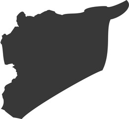 Syria Map Flat Icon pictogram symbol visual illustration