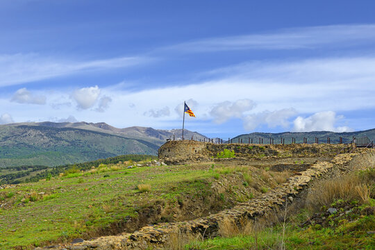 The Castle of Llivia, a sentinel of Cerdanya, Llivia Castle is a Gothic castle from the 13th century. Llivia is a town in Cerdanya, Catalonia. It is a Spanish exclave surrounded by the French