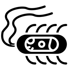 Bacteria Icon Style