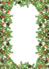 Christmas background. Eve framework