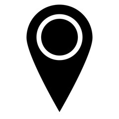 Location icon flat vector illustration