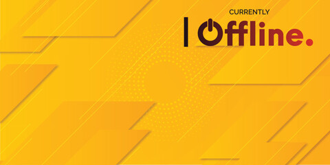 twitch banner design with abstract background template vector de