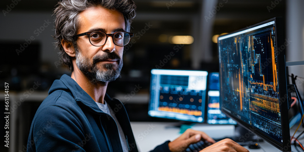 Poster skilled computer systems analyst improving engineering data systems