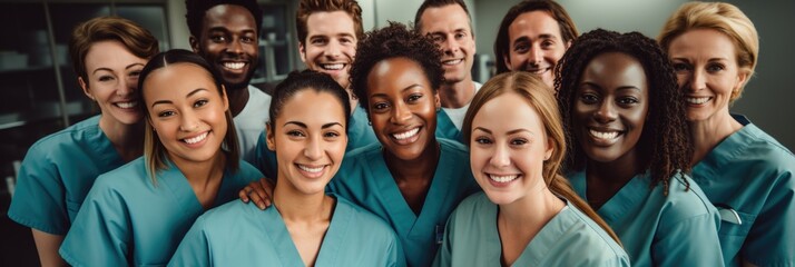 Collective of healthcare staff