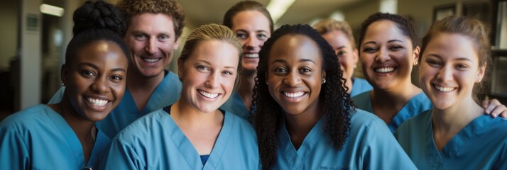 Collective of healthcare staff