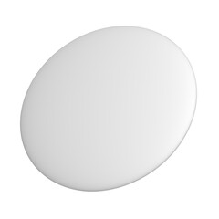 Badge pin brooch. Isolated. Pin button. Mockup. Blank. Empty. Front view. 3d illustration.