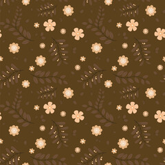 Floral pattern in seamless style.