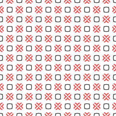 Multi color seamless abstract pattern. Background and backdrop. Multi Colored. Colorful ornamental design. Colored mosaic ornaments. Vector graphic illustration. EPS10.