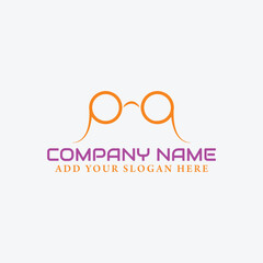 sunglasses logo design vector