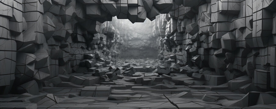 3D cave, Video game level design background