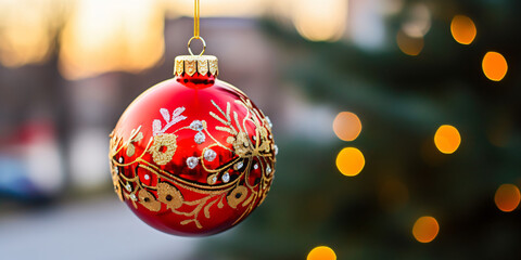 christmas baubles, decoration, winter
