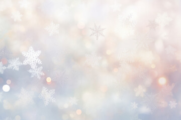 Fototapeta na wymiar Winter background with beautiful frosty snowflakes. Concept for holiday, celebration, New Year's Eve