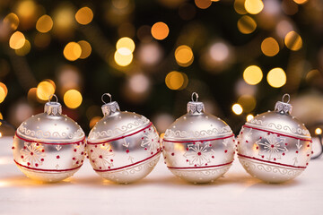 Christmas baubles - festive ornaments for the holidays - 661176755
