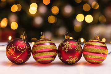 Christmas baubles - festive ornaments for the holidays - 661176757