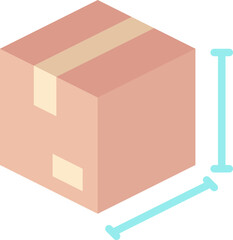 Parcel size icon
