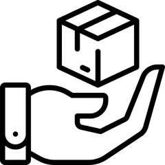 Hand logistics icon © kmgdesignid