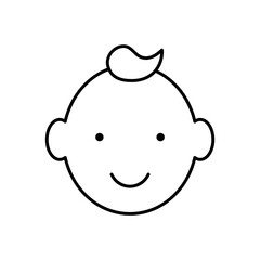 Little boy icon. Little boy symbol. Vector illustration