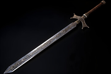 Two handed fantasy German sword concept