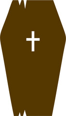 Fototapeta premium Halloween Scary Coffin Vector