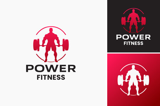 Power Fitness Logo Design template, is a suitable option for businesses or individuals in the fitness industry who are looking for a strong