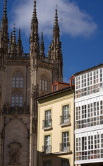 Street view of Burgos Cathedral