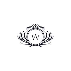 Luxury logotype template W