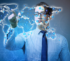 Online recruitment and job search concept