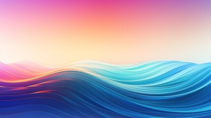 Fototapeta na wymiar Radiant Iridescent Light-Waves Background Wallpaper Art Cosmic Rainbow Spectrum Flowing Liquid Abstract Art