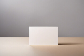 empty blank business card mockup