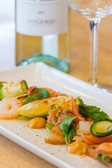 A range of tasty restaurant dishes