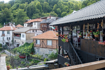 Obraz premium Village of Delchevo with authentic houses, Bulgaria