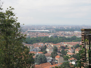 Aerial view of Turin