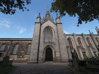 Fototapeta na wymiar St Nicholas church in Aberdeen