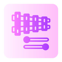 xylophone gradient icon