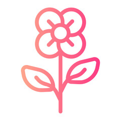 flower gradient icon