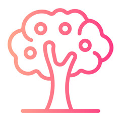 tree gradient icon