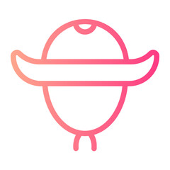 hat gradient icon