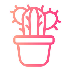 cactus gradient icon