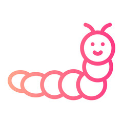 caterpillar gradient icon