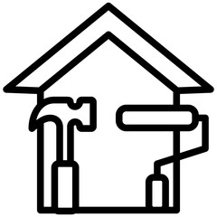 Renovation Outline Icon