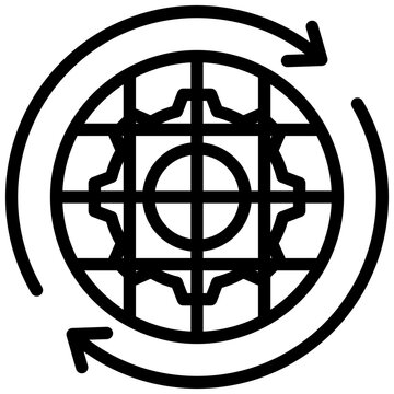 Machine Guarding Systems Outline Icon