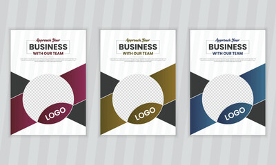 Corporate Brochure Cover Design and Business book Cover Design Template