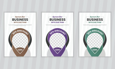 Corporate Brochure Cover Design and Business book Cover Design Template