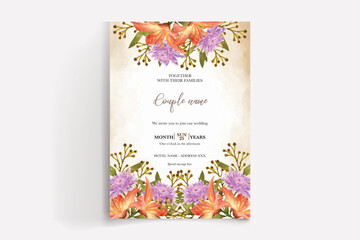 Shower bridal wedding invitation templates