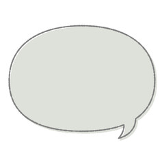 黒色のふきだし