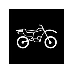 track motorbike vector icon