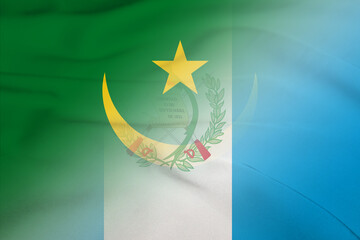 Mauritania and Guatemala political flag international relations GTM MRT